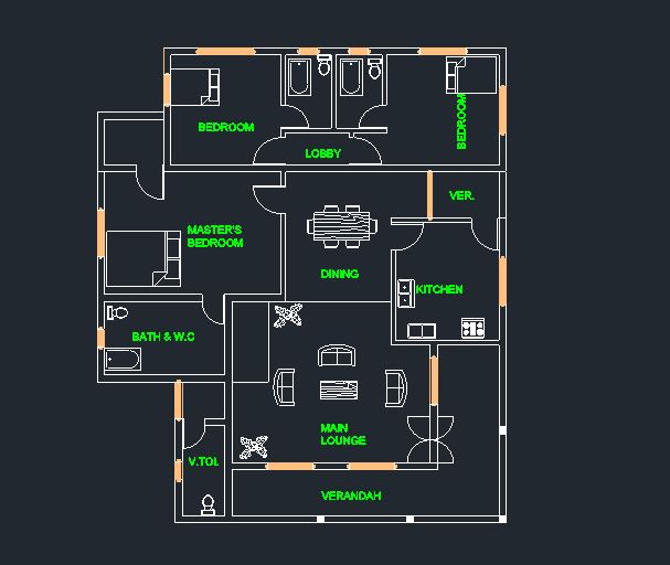 How To Do A Floor Plan In Autocad Floorplans Click