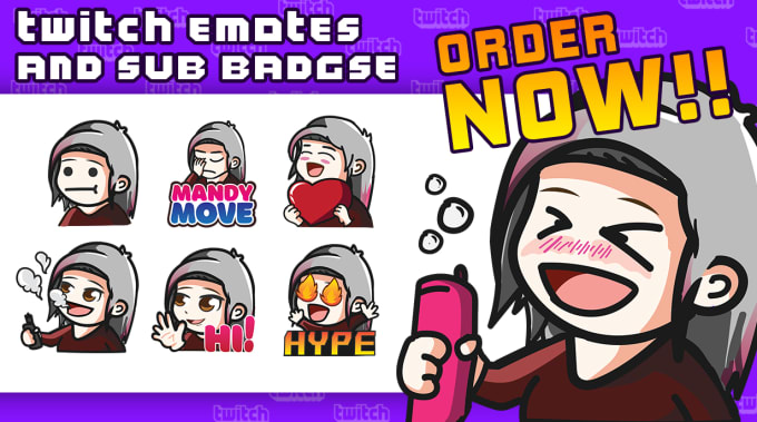 Create Custom Twitch Mixer Discord Emotes Sub Badges By Moncrath