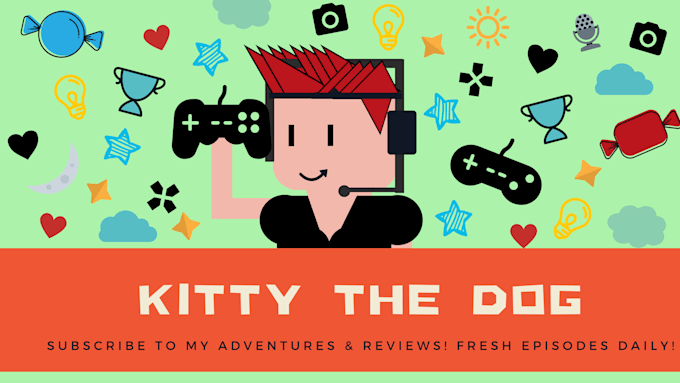 Make A Youtube Channel Banner For You By Kittythedog