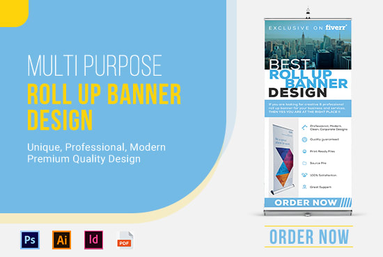 Design An Professional Rollup Retractable Popup And Backdrop