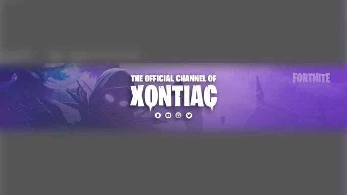 Xontiacgraphics I Will Do Fortnite Banners For Youtube And Twitch For 5 On Www Fiverr Com - 