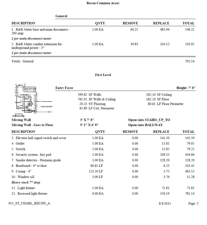 Create property damage xactimate estimates by Jrobertinbox