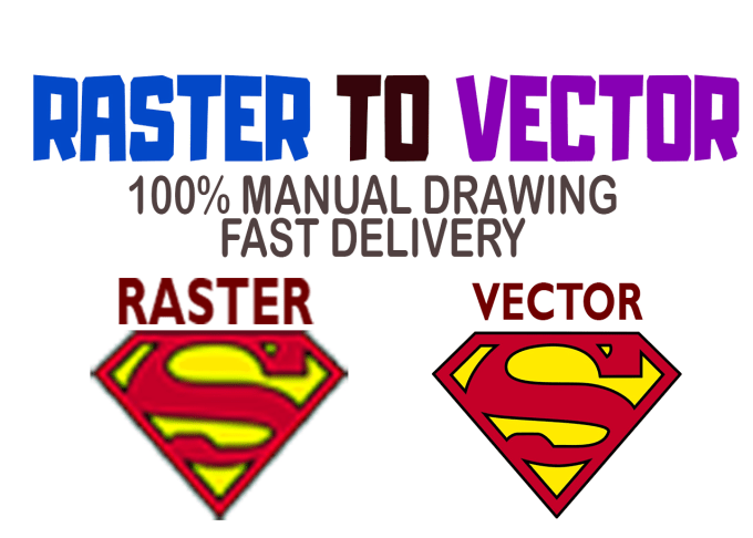 convert raster to vector using physical devices