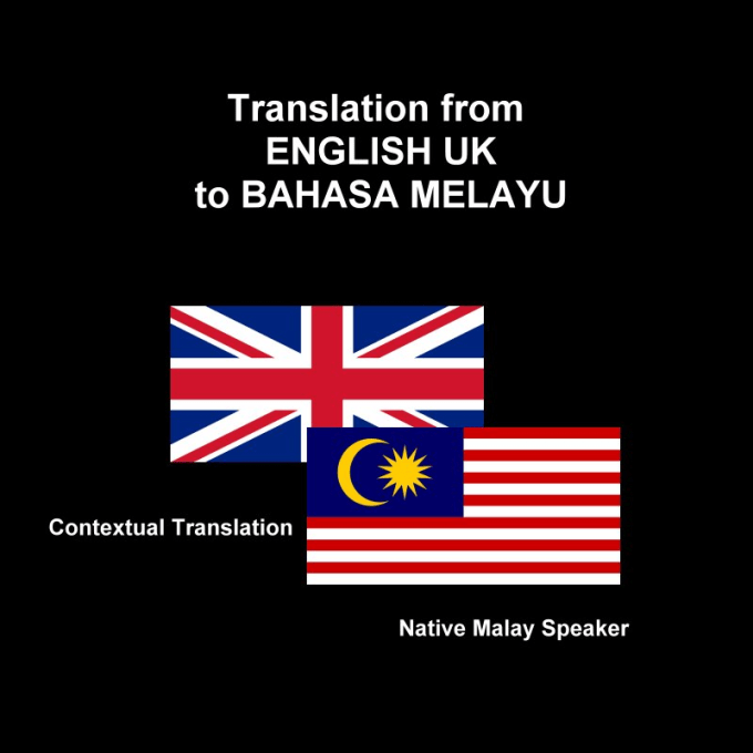 Do contextual english to malay  translation by Mohammad shah