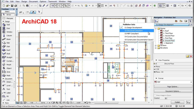 Мебель для archicad 2d