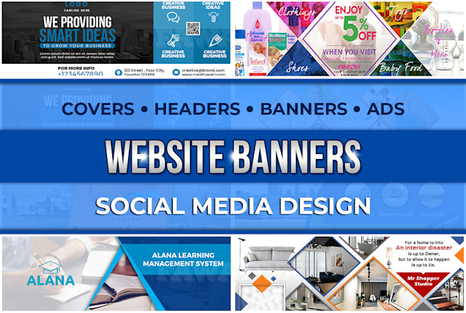 Design Website Facebook Instagram Banner Covers Ads Post By Fawad137