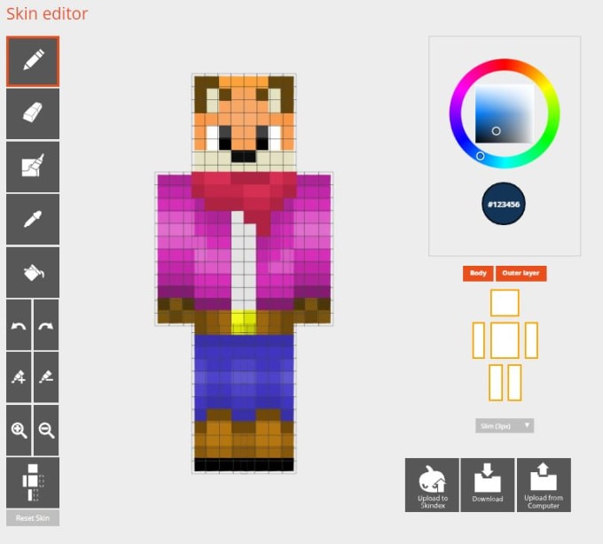what are good minecraft skin editors