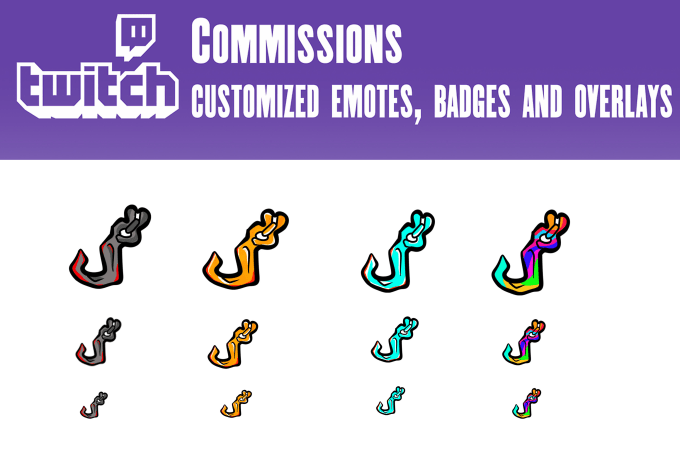 Create custom twitch sub badges by Claymoreza