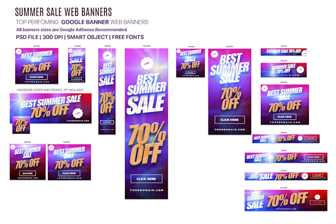 Design Web Ad Banners Of Any Size By M Shaban