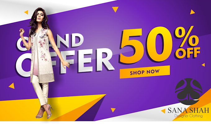 Design Attractive Outstanding Banners And Facebook Ads By Falakkhan125
