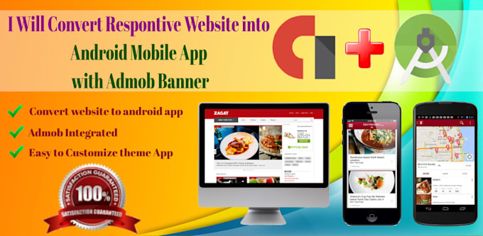 Convert Website Into Android App With Admob Integration By