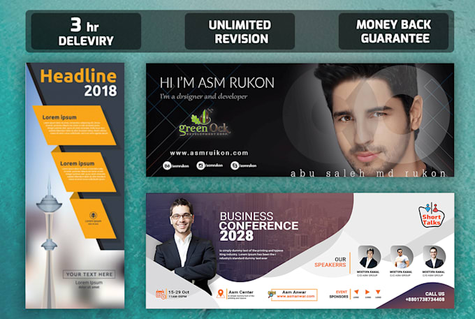 Create Web Banner Design Facebook Banner Youtube Channel Art Fb