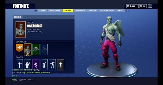 i will your fortnite coach is me - fortnite royale hearts set