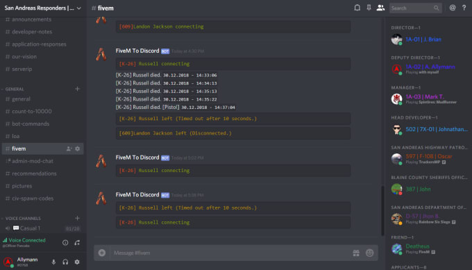 Fivem Gang Discord Template