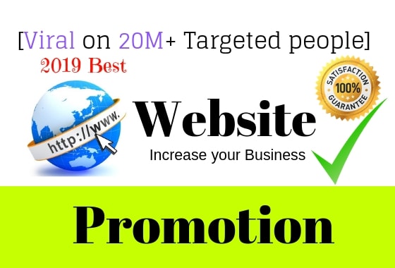 do website promotion with millions of social fans