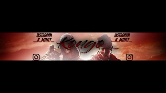 Make You A Youtube Banner And Logo Using Photoshop By Kaydenmartinez