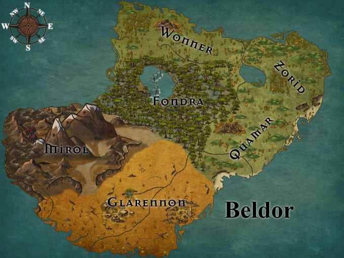 Custom fantasy maps for anything by Ninthian