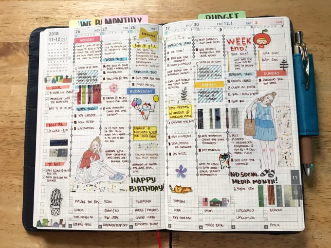 Help you organize your planner by Jannadonga