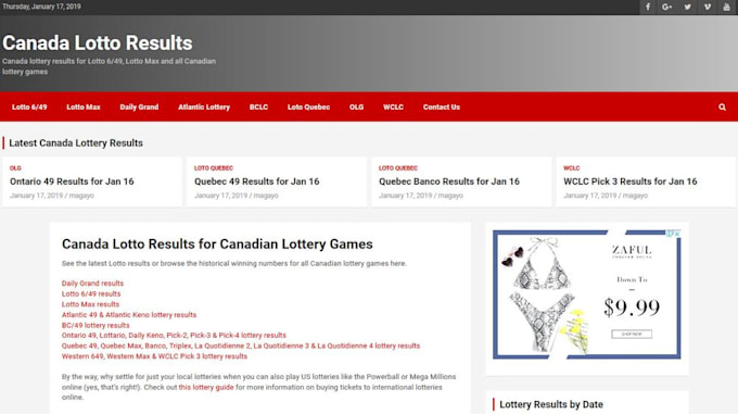 Display Your Leaderboard Banner Ad In My Lottery Sites By Beyondx