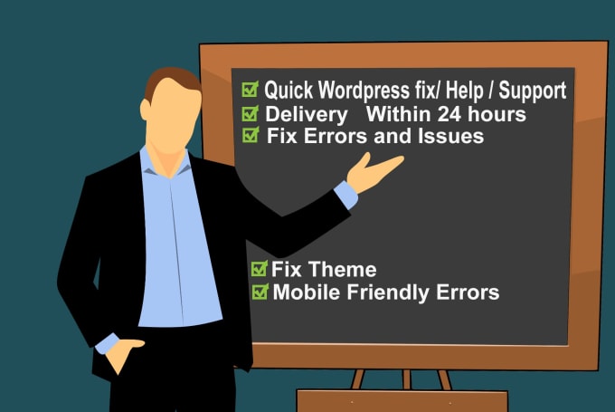 fix all wordpress issues and problems in 24 hours