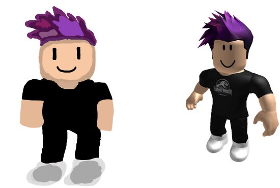 Create A Drawing Of Your Roblox Avatar By Newest55 - i will create a drawing of your roblox avatar