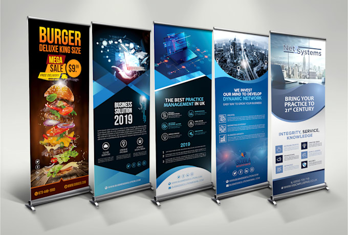 Design Print Ready Roll Up Banner By Alamtwaha