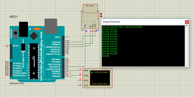 Do isis proteus simulation of your arduino project by Mustafabel