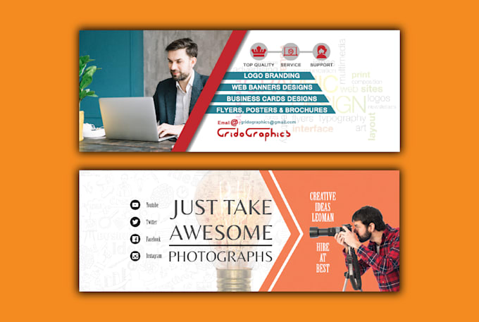 Facebook Cover Banner Design By Gridographics