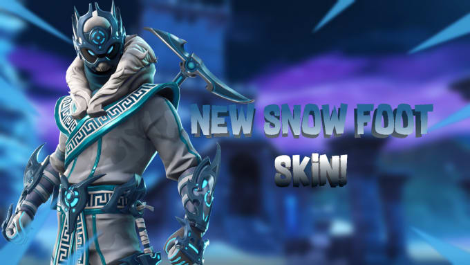 i will make a fortnite thumbnail - fortnite snowfoot png