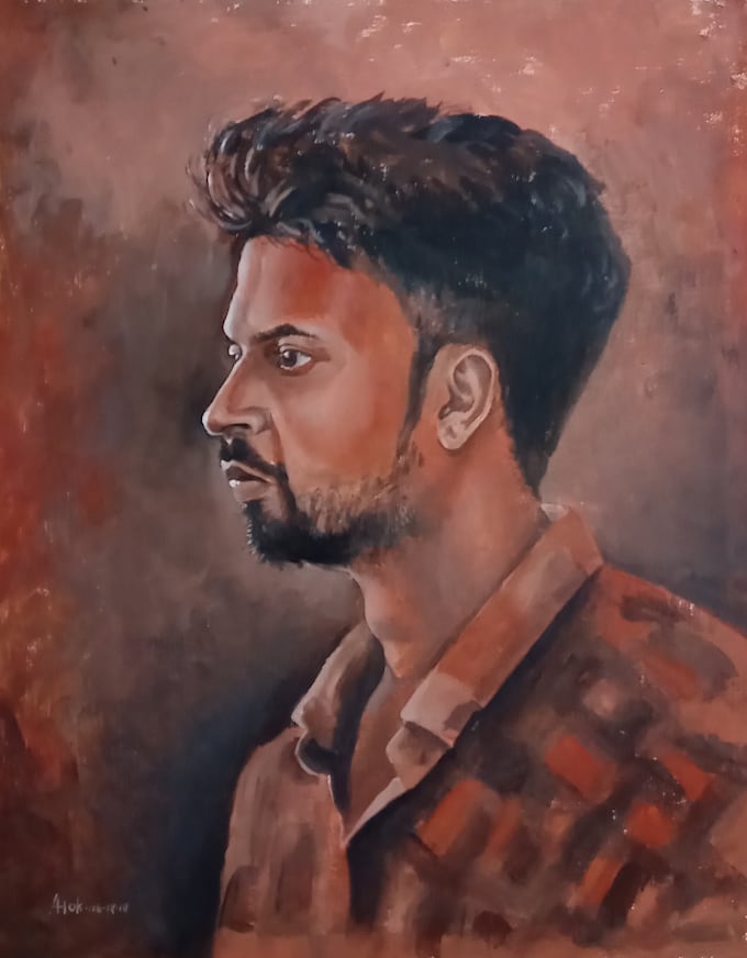 Do Hand Drawing Portrait Sketch Or Colour