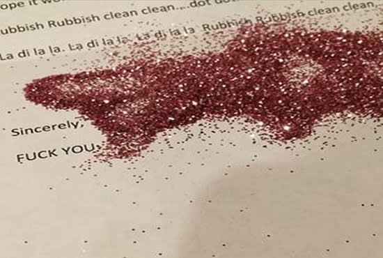glitter bomb letter people davidjoel co