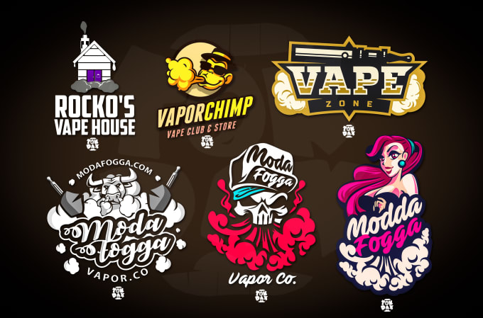 Do vape club, store, hemp, weed, vape, herbal, vaping logo by Tokdax