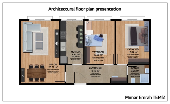 Draw Architectural Floor Plans Elevation And Section By Mrhtmz