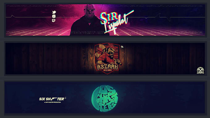 Make You A Youtube Channel Banner By R3zark
