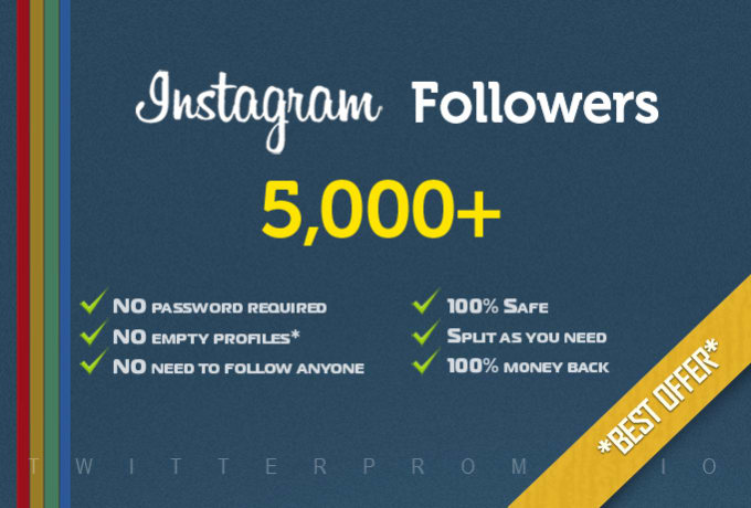 i will add 5 000 instagram followers - new instagram followers order