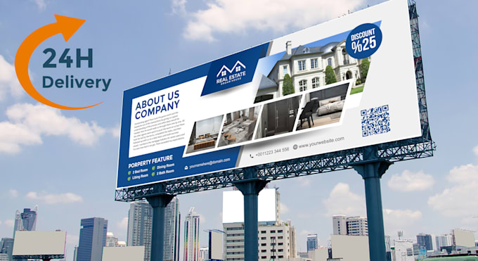 Real Estate Design Billboard Ad Web Banner And Yard Sign By Erwand