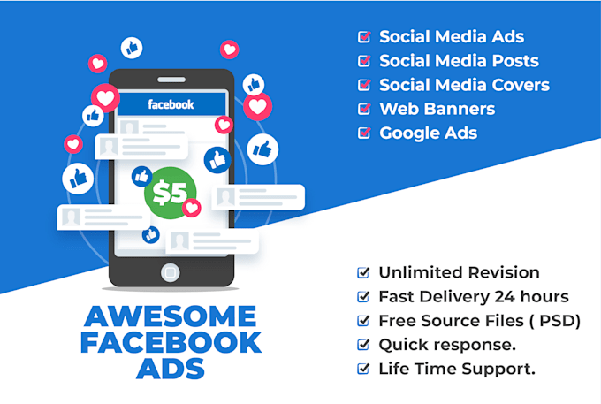 Design Attractive Banner For Facebook Ads By Dhavalsanyaja2