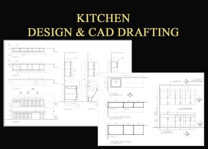 Drafting Your Kitchen Cabinets Plan By Autocad By Millwork Draft