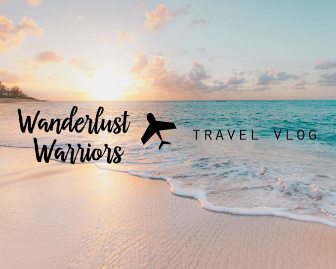 Design A Youtube Banner Channel Art Travel Vlog By Logo Vibes