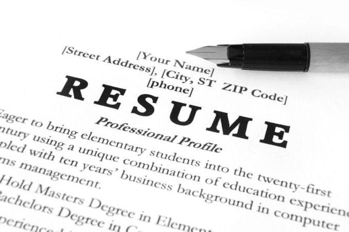 Type Officially Resume Or Cv And Do English Translation By