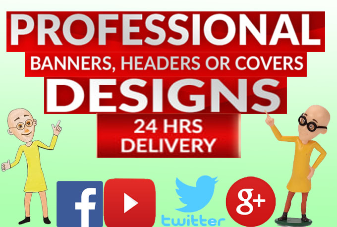 Design A Professional Banner Youtube Facebook Google Twitter