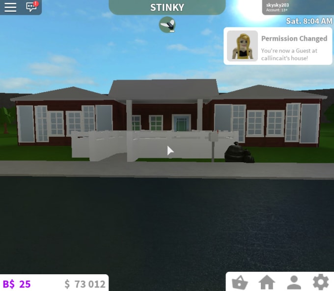 Roblox Account With Bloxburg Free 75 Robux - roblox welcome to bloxburg mansion tour wip 200k by ayzria