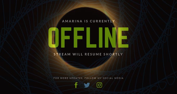 Design World Class Twitch Banner Offline Screen Overlay By