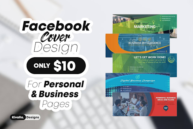 Design Your Facebook Cover Or Banner Ad By Kivalla