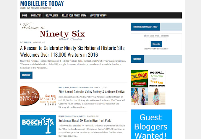 Give 60k Impressions On A Health And Wellness Site By Mobilelife