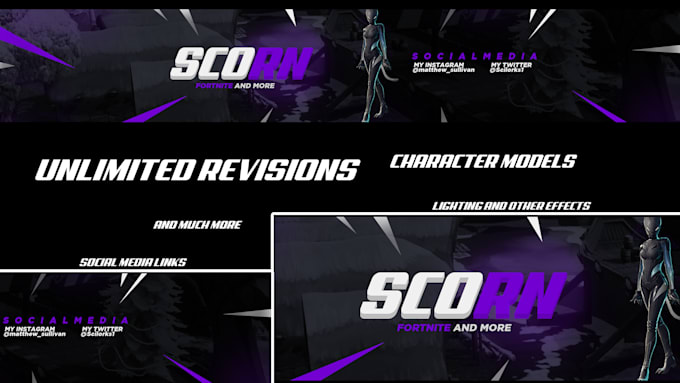 Design A Gaming Banner For Your Youtube Channel By Scilorks