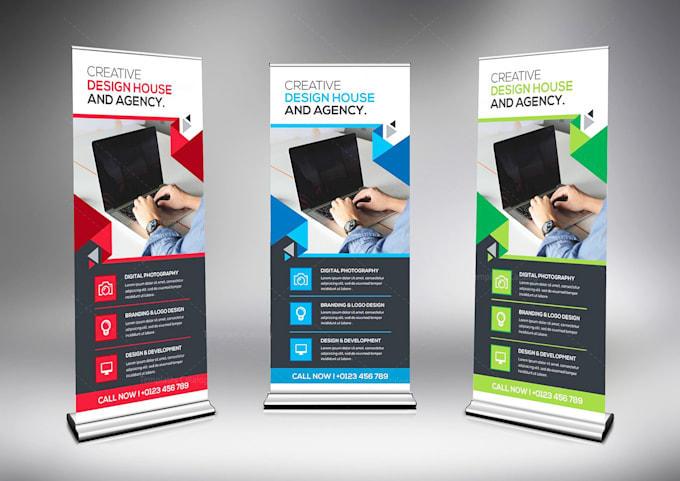 Design A Retractable Rollup Banner Pull Up Banner By Mhiz Conceptual