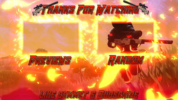 i will make fortnite outro for your youtube channel - image outro fortnite
