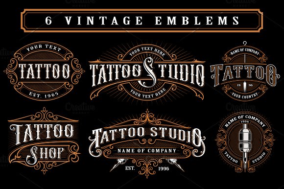 Design a retro vintage , logo design ,flyer ,card tattoo ...