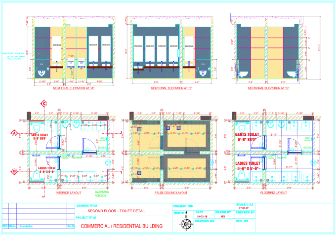 Draft 2d Autocad Drawings Of Plans And Sections By Goyalmihika